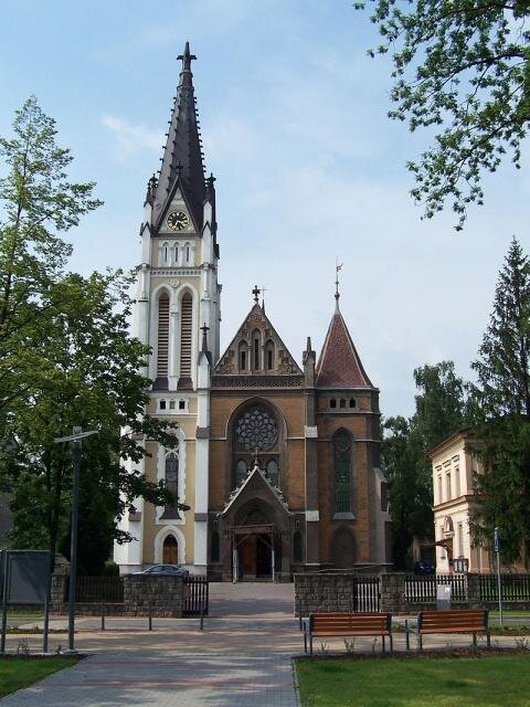 Římskokatolický kostel Nejsvětějšího Srdce Ježíšova | Foto: Darwinek – Wikimedia Commons | Licence: CC-BY-SA 3.0