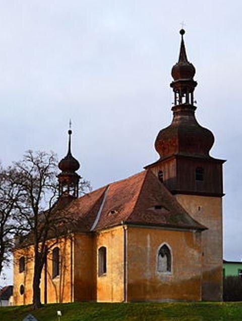 Kostel sv. Václava ve Strupčicích | Foto: Petr Kinšt – Wikimedia Commons | Licence: CC-BY-SA 4.0