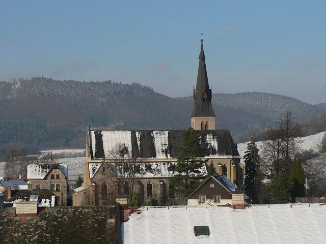 Kostel Nanebevzetí Panny Marie v Rapotíně | Foto: Martin Vavřík – Wikimedia Commons | CC0
