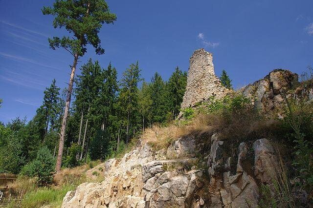 Hrad Pořešín na řece Malši | Foto: Juraj Habaj – Wikimedia Commons | Licence: CC-BY-SA 3.0