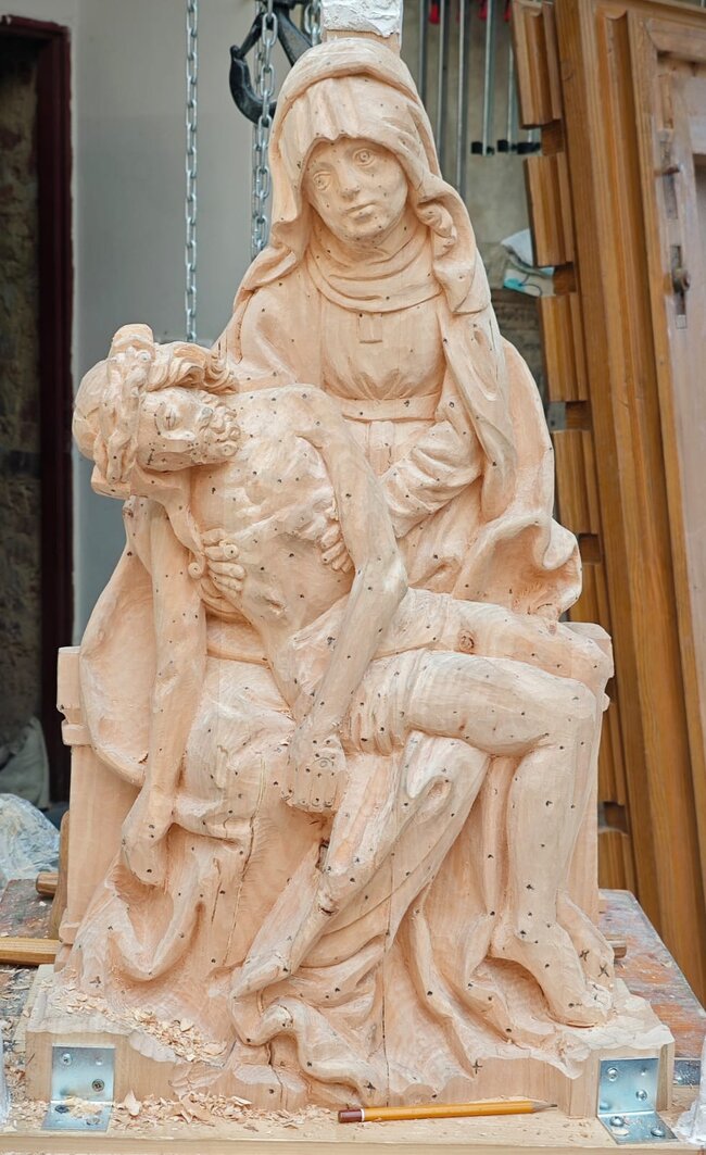 Pieta před dokončením | © Karel Sokol