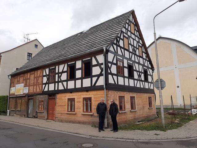 Hrázděný dům čp. 217/25 ve městě Kraslice | Foto: Archiv Spolku přátel města Kraslice | Licence: Všechna práva vyhrazena