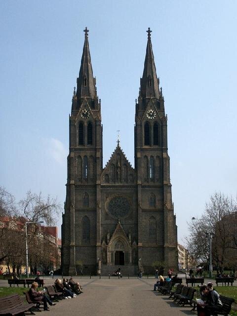 Kostel sv. Ludmily na Náměstí Míru v pražských Vinohradech | Foto: Avfedorenko - Wikimedia Commons | Licence: Uveďte autora 3.0 Česko