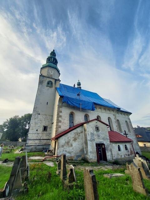 Stav kostela Nejsvětější Trojice ve Zdoňově v roce 2021 | Foto: Archiv spolku TRINITAS | Licence: Všechna práva vyhrazena