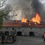 Požár kulturního domu v Budči v roce 2019 | Foto: Pavel Polák | Licence: Všechna práva vyhrazena