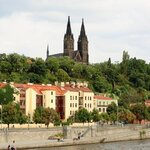 Pohled na Vyšehrad od Vltavy | Foto: M. Němeček | Licence: Všechna práva vyhrazena