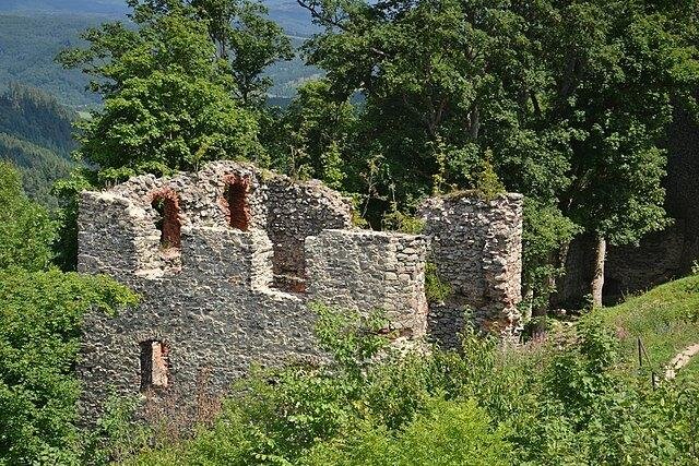 Hrad Engelsburg na Andělské hoře | Foto:  Petr Kinšt – Wikimedia Commons | Licence: CC-BY-SA 4.0