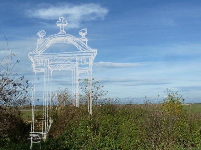 Umístění zřícené kaple číslo XVIII. | Foto: Poutní cesta Hájek, z. s. | Licence: Všechna práva vyhrazena