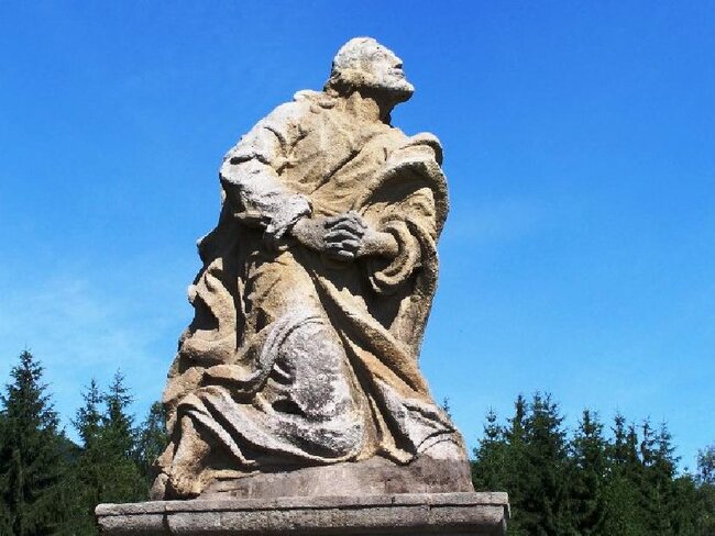 poblíž Vysokých Žibřidovic - Kristus na hoře Olivetské