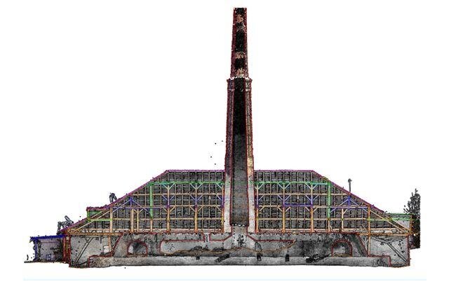 Řez s mračnem bodů | Ing. Jiří Hovorka – geodetické zaměření budov | Všechna práva vyhrazena
