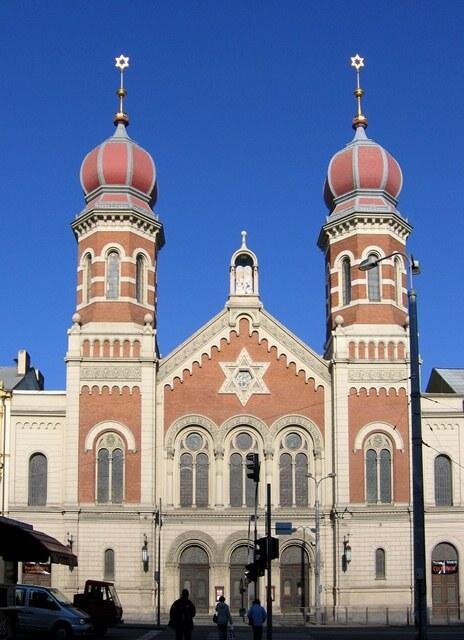 Oprava Velké synagogy v Plzni | Foto: Norbert Aepli - Wikimedia Commons | Licence: CC-BY-SA 3.0