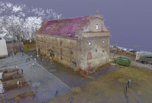 Mračno bodů – 3D laserové zaměření barokní sýpky v Litomyšli | FOTO: Archiv SCAN4BIM s.r.o. | Všechna práva vyhrazena