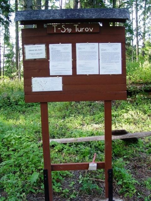 Pěchotní srub T-S 19 Turov - infopanel | Klub Vojenské Historie T-S 19 Turov | Všechna práva vyhrazena