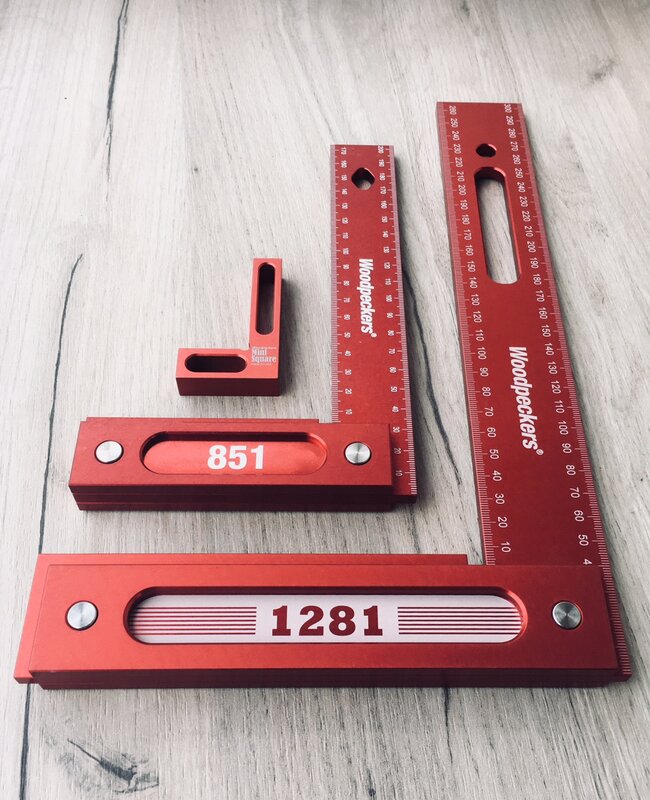 Naprosto přesné úhelníky Woodpeckers | © HABILIS spol. s r.o.