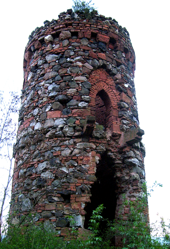 Libyně u Lubence, Vochlická rozhledna – Stav objektu před obnovou | © Archiv Jitky Kantové