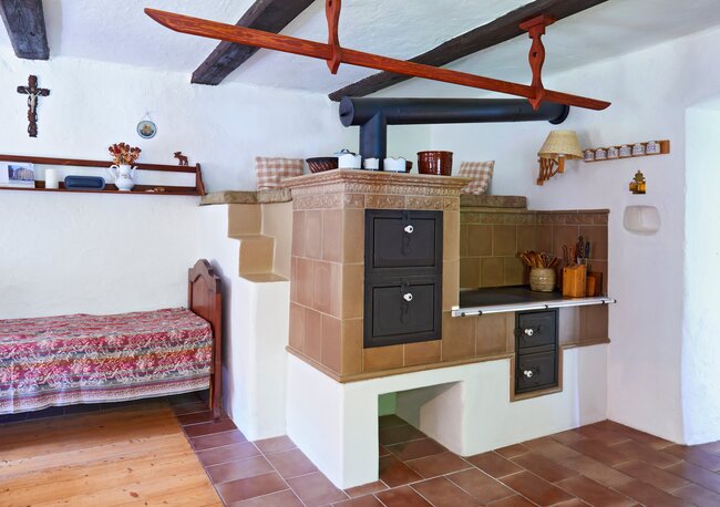 Replika kachlového sporáku v Břeveništi | © Kamnářství Jíra s.r.o. 