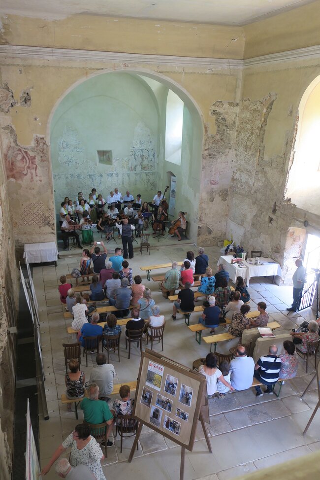 Koncert Podblanického smíšeného sboru a orchestru při pouti v roce 2022 | © Jan Čihák