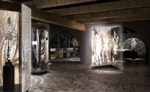 Muzeum nové generace. Instalace dvou projekcí do skleněného krystalu - dvě témata života a smrti, světla a temnoty. | Foto: archiv zámku Žďár nad Sázavou | Licence: Všechna práva vyhrazena