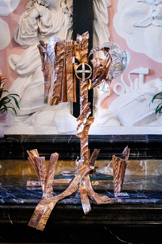 Velehrad, umělecký artefakt Stojanovo otcovské srdce | © Archiv Matice velehradské z. s.