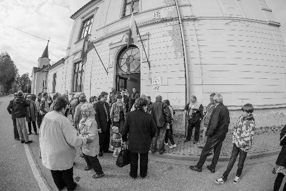 Hůrky u Lišova, 110. výročí školy v Hůrkách, 2015 – podpora komunitního a kulturního života na venkově | Foto: Václav Plch ze Sedla u Číměře | Licence: Všechna práva vyhrazena