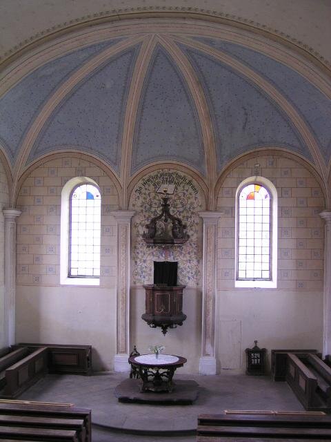 Velká Lhota, interiér horního kostela | Foto: VERITAS - historická společnost pro aktualizaci odkazu české reformace | Licence: Všechna práva vyhrazena
