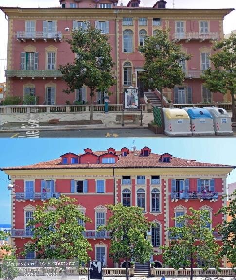 Obnova fasády Es Prefettura Porto Maurizio, Imperia, Itále | FOTO: Stefan Balliu | Všechna práva vyhrazena