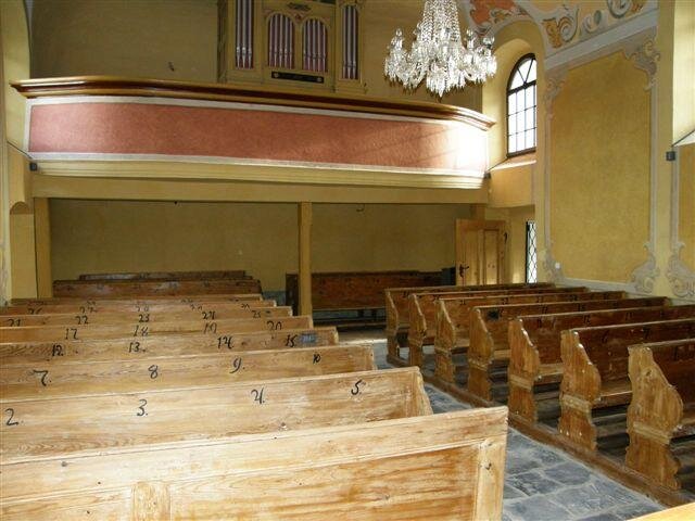 Kostel v Ludvíkově - interiér  | Místní akční skupina Hrubý Jeseník | Všechna práva vyhrazena
