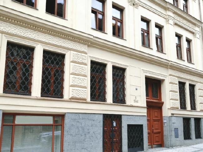 Praha, ulice Kateřinská – oprava fasády | Foto: Jiří Klozar | Licence: Všechna práva vyhrazena