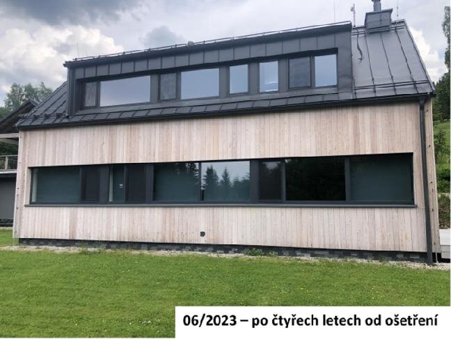 Ošetřená fasáda rodinného domu v Šumburku nad Desnou | FOTO: FN – NANO s. r. o. | Všechna práva vyhrazena