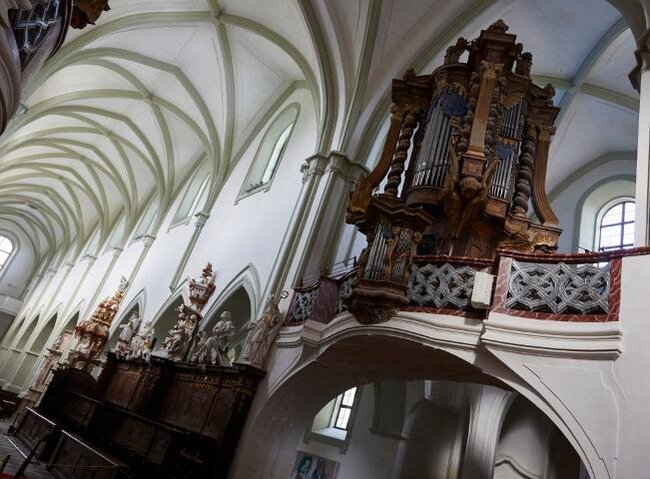Prohlídková trasa Po stopách Santiniho zavede návštěvníky také do bazilky, kde působil geniální architekt Jan Blažej Santini. | Foto: archiv zámku Žďár nad Sázavou | Licence: Všechna práva vyhrazena