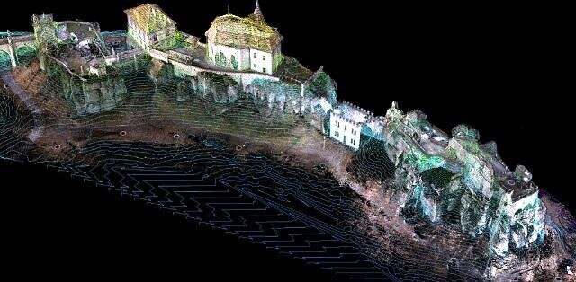 Geodetické zaměření skalního masivu hradu Valdštejna | GEPOINT, s.r.o. | Všechna práva vyhrazena
