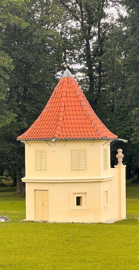 Státní zámek Červené Poříčí – gloriet po obnově | Foto: Petr Toman | Licence: Všechna práva vyhrazena