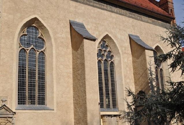 Německo, Wittenberg – Stadtkirche – sklo s UV filtrem | Foto: Sklárna Lamberts | Licence: Všechna práva vyhrazena