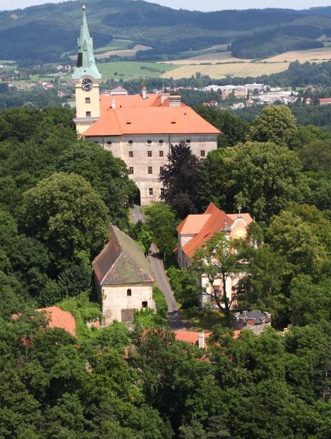 Nepomuk, zámek Zelená Hora | Foto: Milan Demela | Licence: Všechna práva vyhrazena