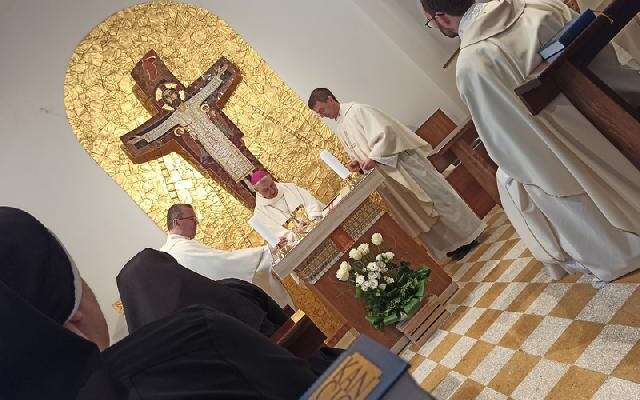 Itálie, Řím, papežská kolej Nepomucenum – výzdoba zřízené kaple | Foto: Jiří Šťasta | Licence: Všechna práva vyhrazena