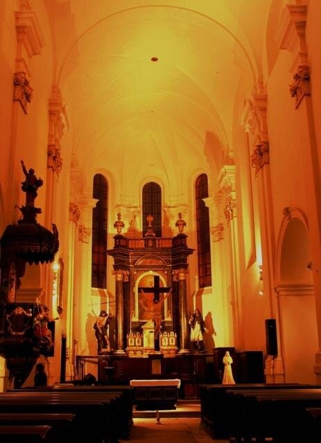 Kostel sv. Haštala, Praha | Foto: ERCO Lighting GmbH, organizační složka Praha | Licence: Všechna práva vyhrazena