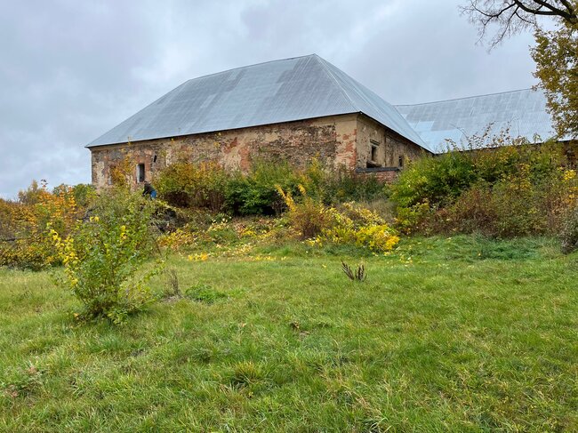 Toužim, areál zámku – zastřešený horní zámek, tzv. Janův hrad | © Michal Nedvídek