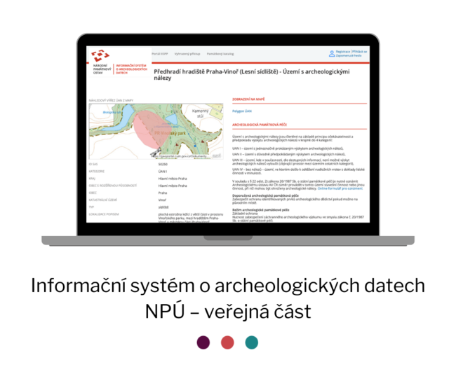 Informační systém o archeologických datech – evidenční systémy vyvinuté pro potřeby Národního památkového ústavu – veřejná část | © Axiell s. r. o.