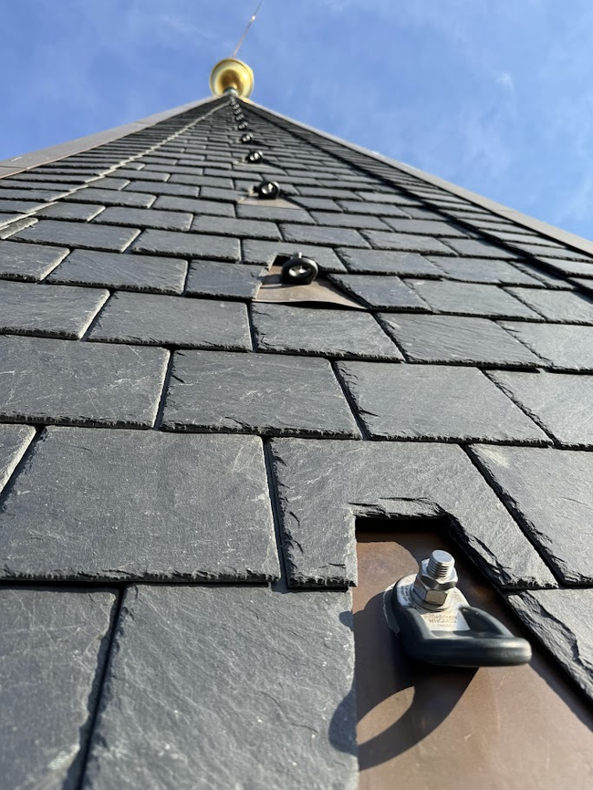 Vysoké Mýto, Pražská brána – projekt a instalace systému proti pádu osob | © Archiv Pavouci s. r. o.