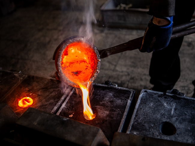 Ukázka z procesu výroby | © Archiv Slévárny Psáry