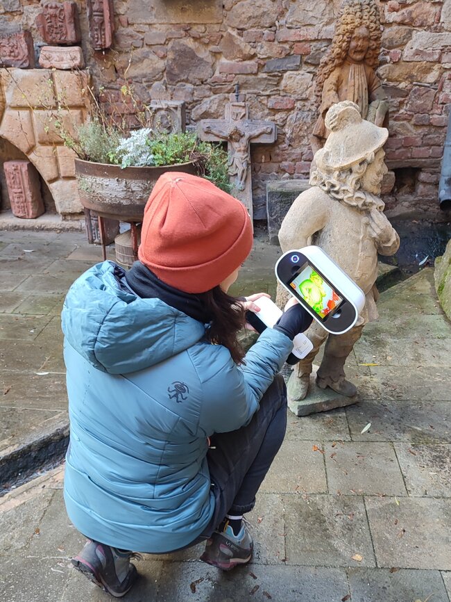 Oblastní muzeum Chomutov – 3D digitalizace muzejních předmětů pomocí optického skeneru (2024) | © Archiv CDDKD