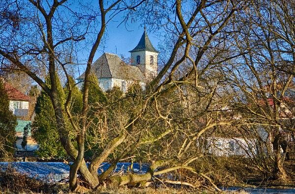 Žákava, kostel sv. Vavřince | Foto: Jitka Nekolová | Licence: Všechna práva vyhrazena