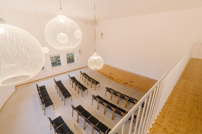 Interiér Modlitebny Kolín | Foto: Martin Faltejsek | Licence: Všechna práva vyhrazena