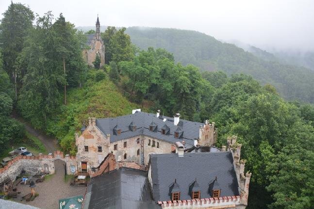 Horní hrad - pohled z věže | Foto: Edvard Sequens | Licence: Všechna práva vyhrazena