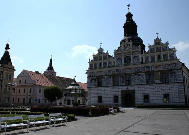 Radnice ve Stříbře – DryPol system, vysoušení elektroosmoza | Foto: Elektrofyzika s.r.o. | Licence: Všechna práva vyhrazena