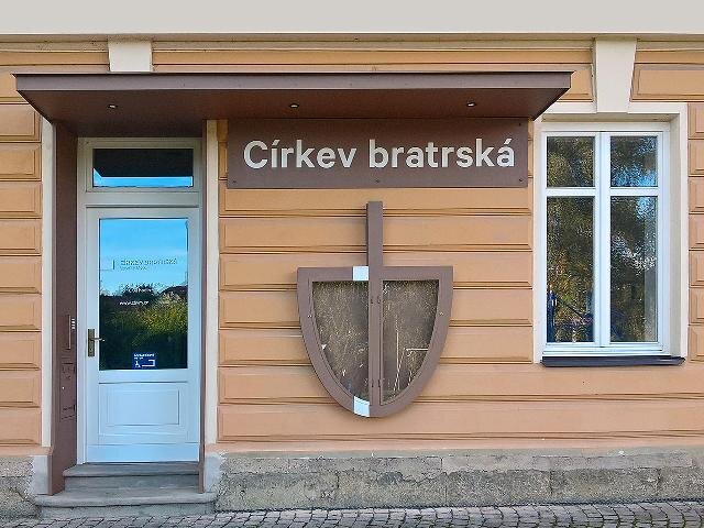 MPZ Vysoké Mýto, Brandlova č.p. 1– úpravy vstupu sídla Církve bratrské | Foto: Barbora Šedová | Všechna práva vyhrazena