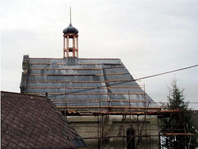 Hynčice nad Moravou - rekonstrukce střechy kaple Navštívení Panny Marie | KRVOVSTAV, s.r.o. | Všechna práva vyhrazena