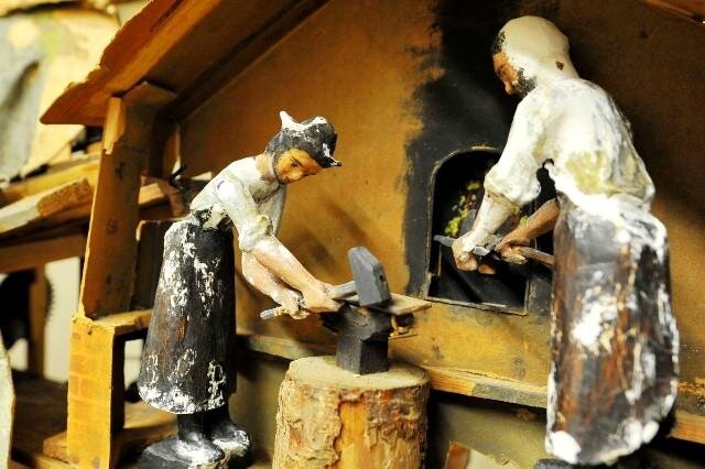 Figurky z kovárny před renovací | Dětenický Betlém, z.s. | Všechna práva vyhrazena