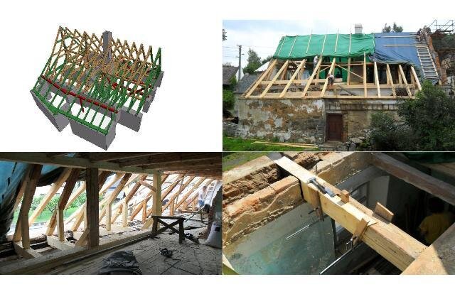 Vápenná – obnova krovu | Ing. arch. Martin Cviček | Všechna práva vyhrazena