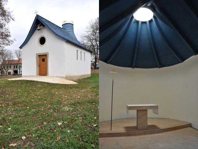 Kaple Jména Panny Marie v Kamenných Žehrovicích | Ing. arch. Tomáš Kocourek, architektonický atelier KO-A | Všechna práva vyhrazena